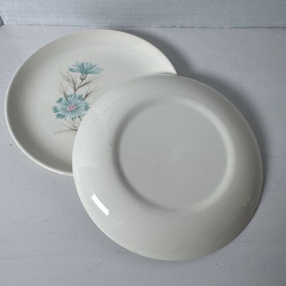 2 Vtg Taylor Smith & Taylor Ever Yours Boutonniere Pattern 6.5" Bread/App Plate - Picture 3 of 5